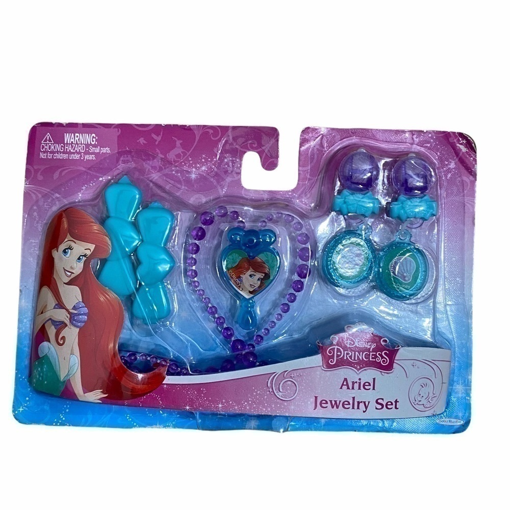 Disney Little Mermaid Jewelry Set Earrings NEW